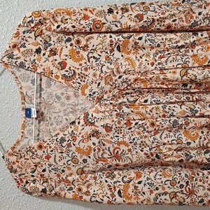Old Navy Floral Long Sleeve Mini Dress,  Ladies X-Small,  Summer Dress